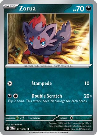 Zorua (031/064) [SV Shrouded Fable] Normal - Common