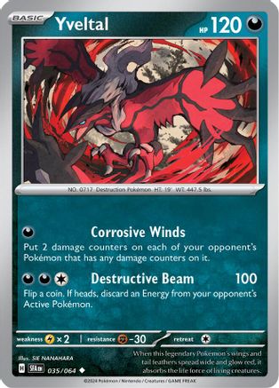 Yveltal (035) [SV Shrouded Fable] Normal - Uncommon