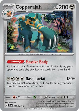 Copperajah (042) [SV Shrouded Fable] Reverse Holofoil - Rare