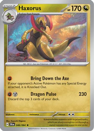 Haxorus (046) [SV Shrouded Fable] Reverse Holofoil - Rare