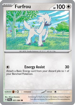 Furfrou (051) [SV Shrouded Fable] Reverse Holofoil - Common