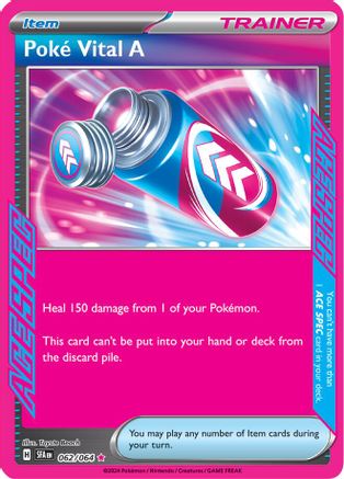 Poke Vital A (062/064) [SV Shrouded Fable] Holofoil - ACE SPEC Rare
