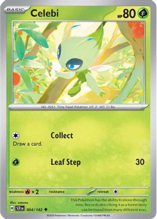 Celebi (004) [SV07 Stellar Crown] Normal - Uncommon