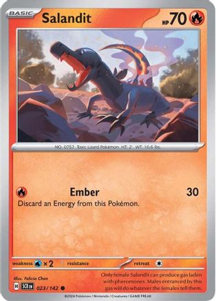Salandit (023) [SV07 Stellar Crown] Normal - Common