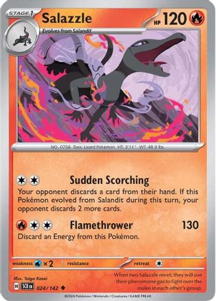 Salazzle (024) [SV07 Stellar Crown] Normal - Uncommon