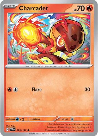 Charcadet (029) [SV07 Stellar Crown] Reverse Holofoil - Common