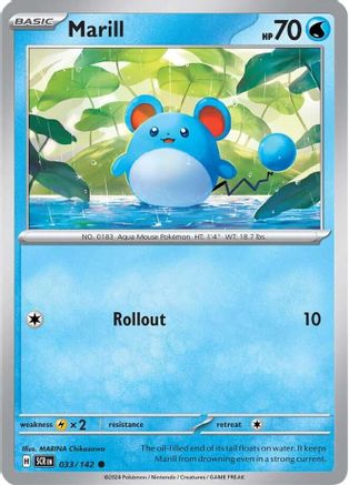 Marill (033) [SV07 Stellar Crown] Reverse Holofoil - Common