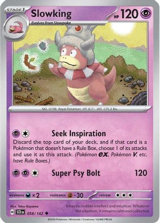 Slowking (058) [SV07 Stellar Crown] Normal - Uncommon