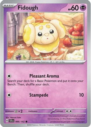 Fidough (066) [SV07 Stellar Crown] Normal - Common