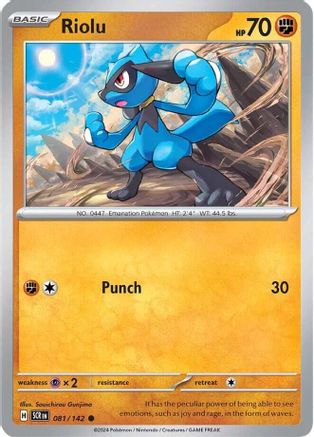 Riolu (081) [SV07 Stellar Crown] Normal - Common