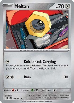 Meltan (103/142) [SV07 Stellar Crown] Normal - Common