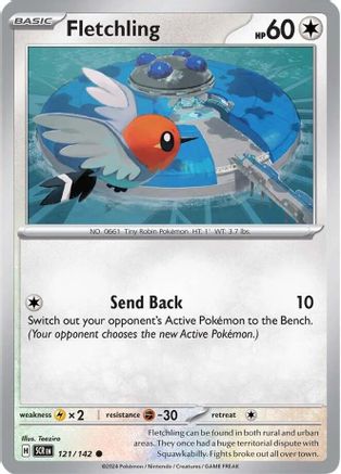Fletchling (121) [SV07 Stellar Crown] Normal - Common