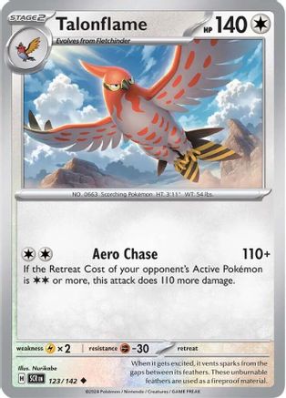 Talonflame (123) [SV07 Stellar Crown] Normal - Uncommon