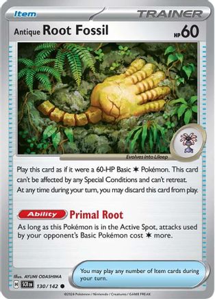 Antique Root Fossil (130) [SV07 Stellar Crown] Normal - Common