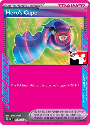 Hero's Cape (152/162) [Prize Pack Series Cards] Holofoil - ACE SPEC Rare
