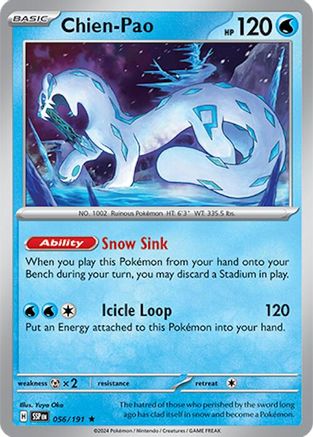 Chien-Pao (056) [SV08 Surging Sparks] Holofoil - Rare