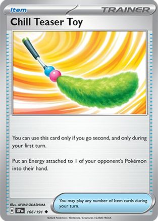 Chill Teaser Toy (166) [SV08 Surging Sparks] Reverse Holofoil - Uncommon