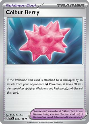 Colbur Berry (168) [SV08 Surging Sparks] Reverse Holofoil - Uncommon