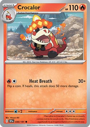 Crocalor (030) [SV08 Surging Sparks] Normal - Common