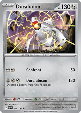 Duraludon (129) [SV08 Surging Sparks] Reverse Holofoil - Common