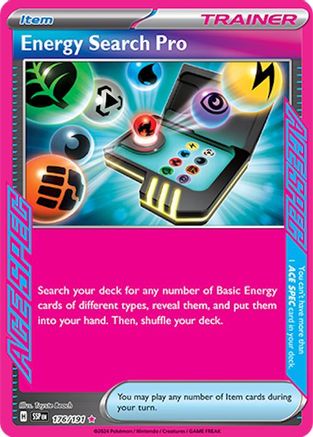 Energy Search Pro (176/191) [SV08 Surging Sparks] Holofoil - ACE SPEC Rare