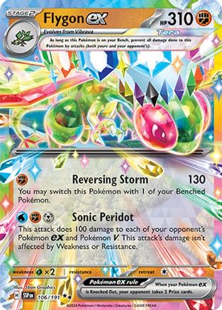 Flygon ex (106/191) [SV08 Surging Sparks] Holofoil - Double Rare