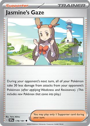 Jasmine's Gaze (178/191) [SV08 Surging Sparks] Reverse Holofoil - Uncommon