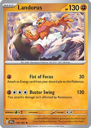 Landorus (110) [SV08 Surging Sparks] Holofoil - Rare