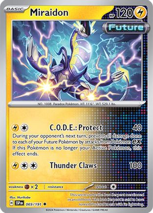 Miraidon (069) [SV08 Surging Sparks] Reverse Holofoil - Uncommon