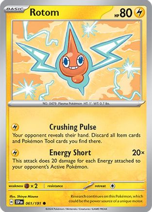 Rotom (061) [SV08 Surging Sparks] Normal - Common