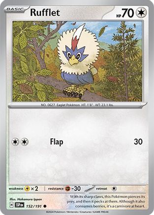 Rufflet (152) [SV08 Surging Sparks] Normal - Common