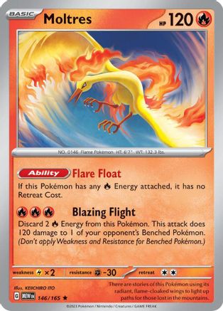 Moltres (146/165) [Deck Exclusives] Normal - Rare