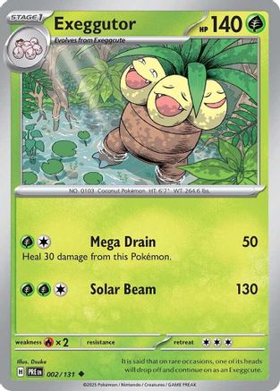 Exeggutor (002) [SV Prismatic Evolutions] Normal - Uncommon