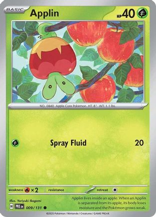 Applin (009) [SV Prismatic Evolutions] Normal - Common