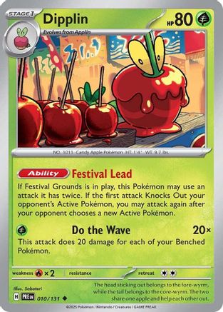 Dipplin (010) [SV Prismatic Evolutions] Reverse Holofoil - Uncommon