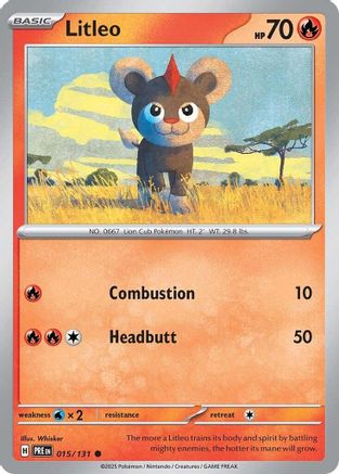 Litleo (015) [SV Prismatic Evolutions] Normal - Common