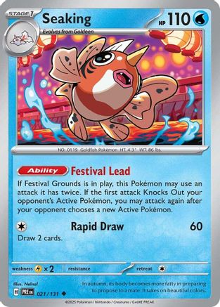 Seaking (021) [SV Prismatic Evolutions] Normal - Uncommon