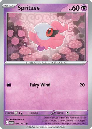 Spritzee (038) [SV Prismatic Evolutions] Normal - Common
