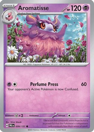 Aromatisse (039) [SV Prismatic Evolutions] Normal - Common