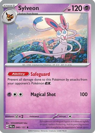 Sylveon (040) [SV Prismatic Evolutions] Reverse Holofoil - Rare