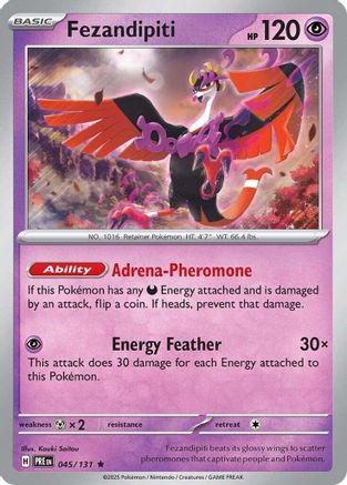 Fezandipiti (045) [SV Prismatic Evolutions] Reverse Holofoil - Rare