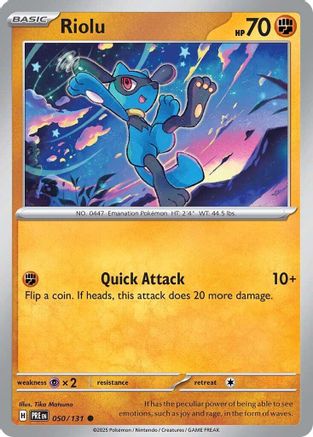 Riolu (050) [SV Prismatic Evolutions] Normal - Common