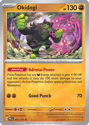 Okidogi (057) [SV Prismatic Evolutions] Reverse Holofoil - Rare
