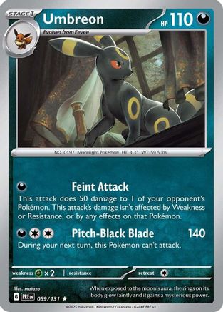 Umbreon (059) [SV Prismatic Evolutions] Reverse Holofoil - Rare
