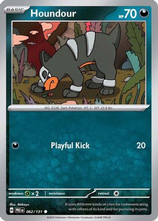 Houndour (062) [SV Prismatic Evolutions] Normal - Common