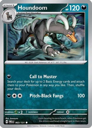 Houndoom (063) [SV Prismatic Evolutions] Normal - Common