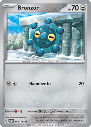 Bronzor (066) [SV Prismatic Evolutions] Normal - Common