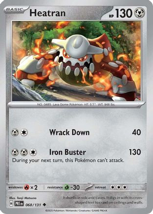 Heatran (068) [SV Prismatic Evolutions] Normal - Uncommon