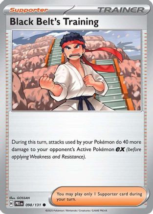 Black Belt's Training (098/131) [SV Prismatic Evolutions] Normal - Common