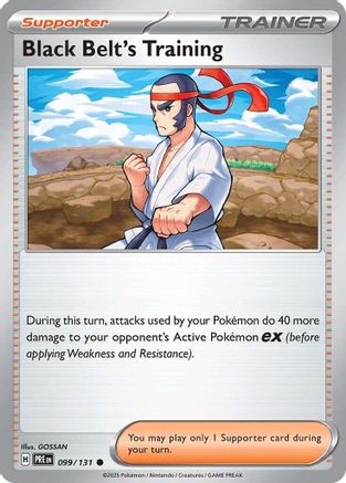Black Belt's Training (099/131) [SV Prismatic Evolutions] Normal - Common